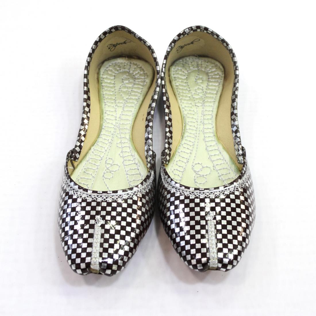 Brown & Silver Ladies' Shoes