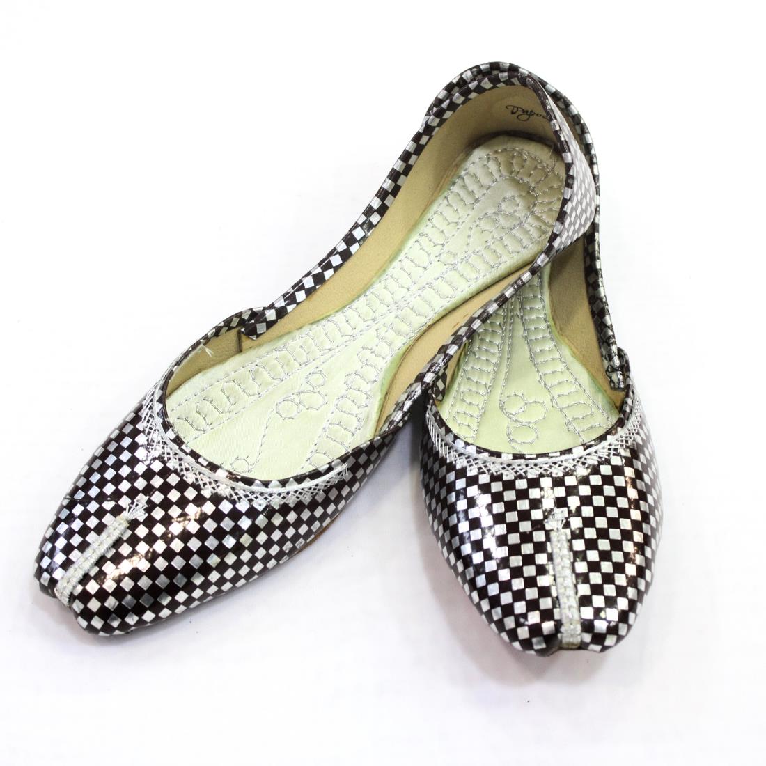 Brown & Silver Ladies' Shoes