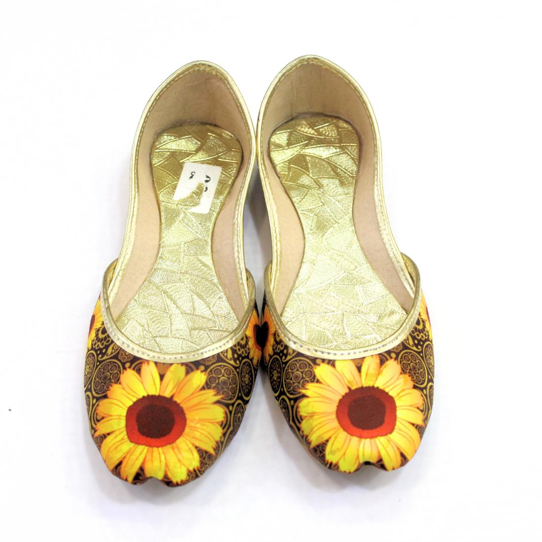Brown & Yellow Ladies' Shoes