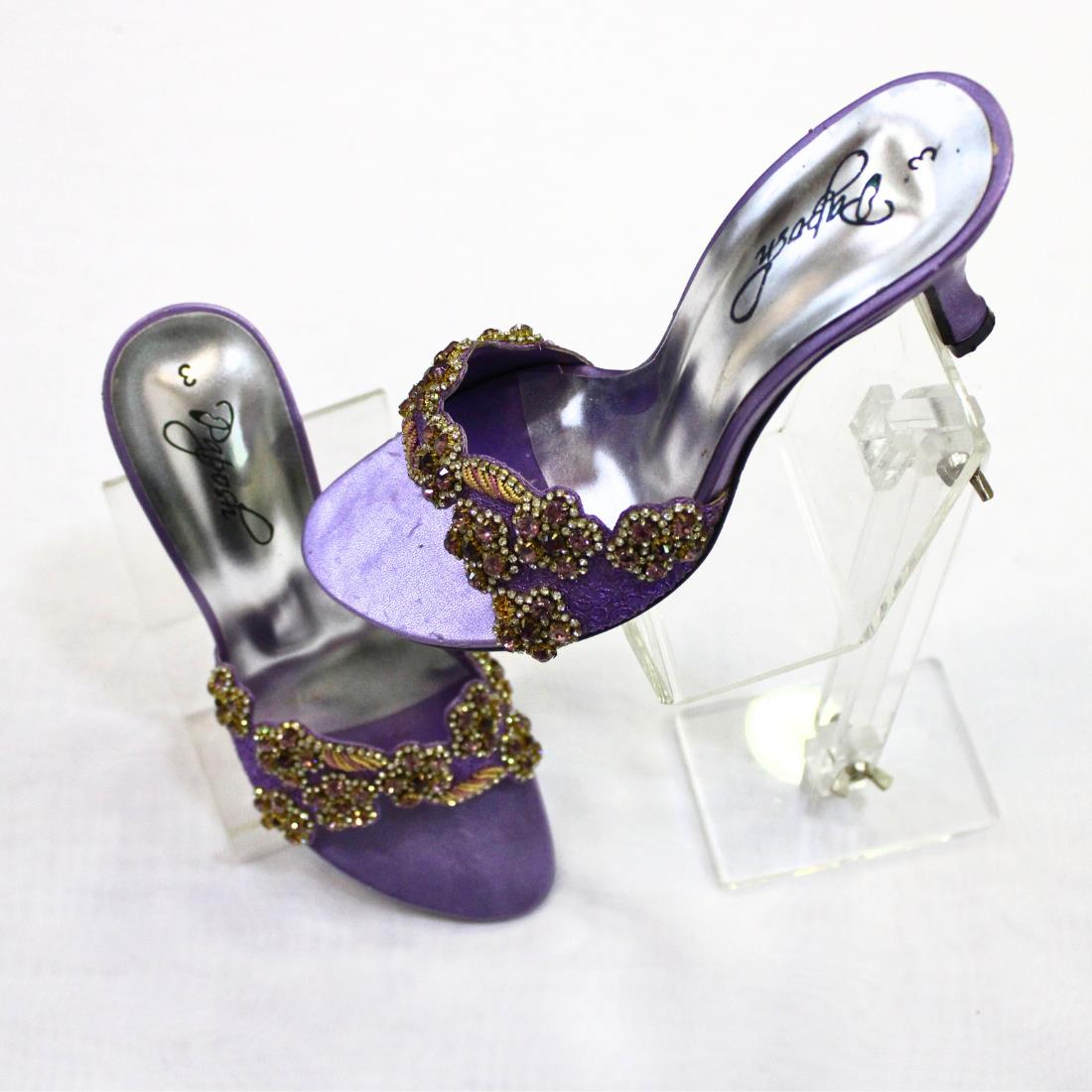 Lilac Heel Sandals