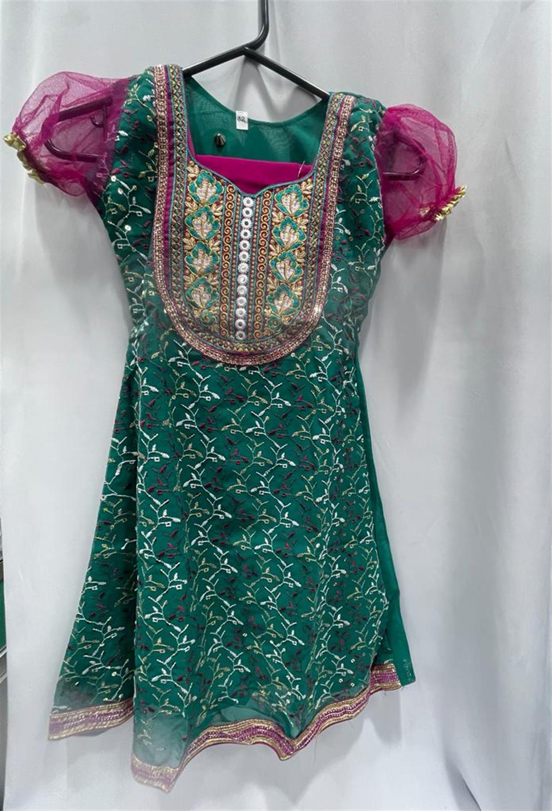 Green & Magenta Girlswear
