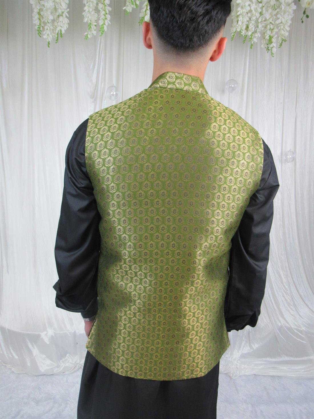 Green Mens Waistcoat