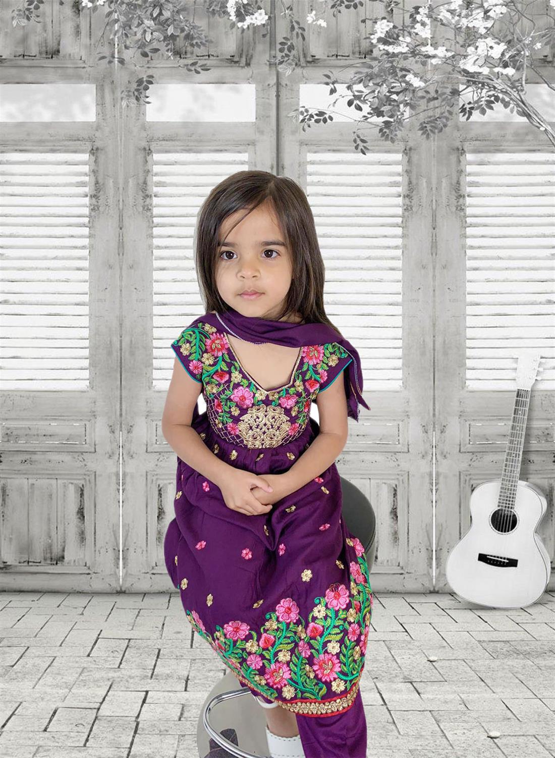 Embroidered Cotton Girlswear