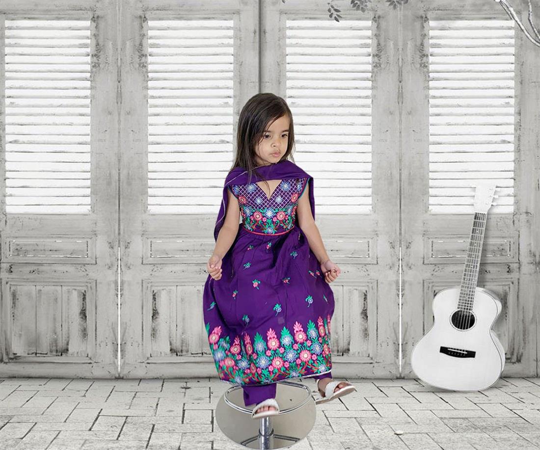 Embroidered Cotton Girlswear