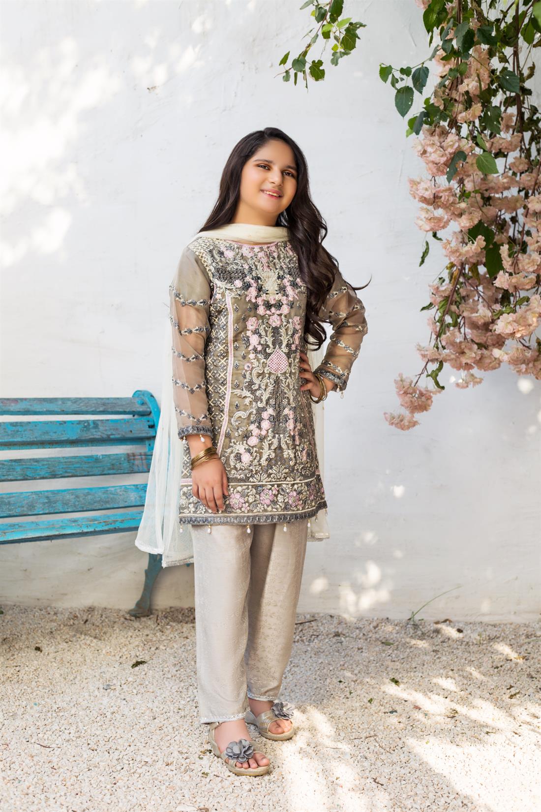 Embroidered Organza Girlswear