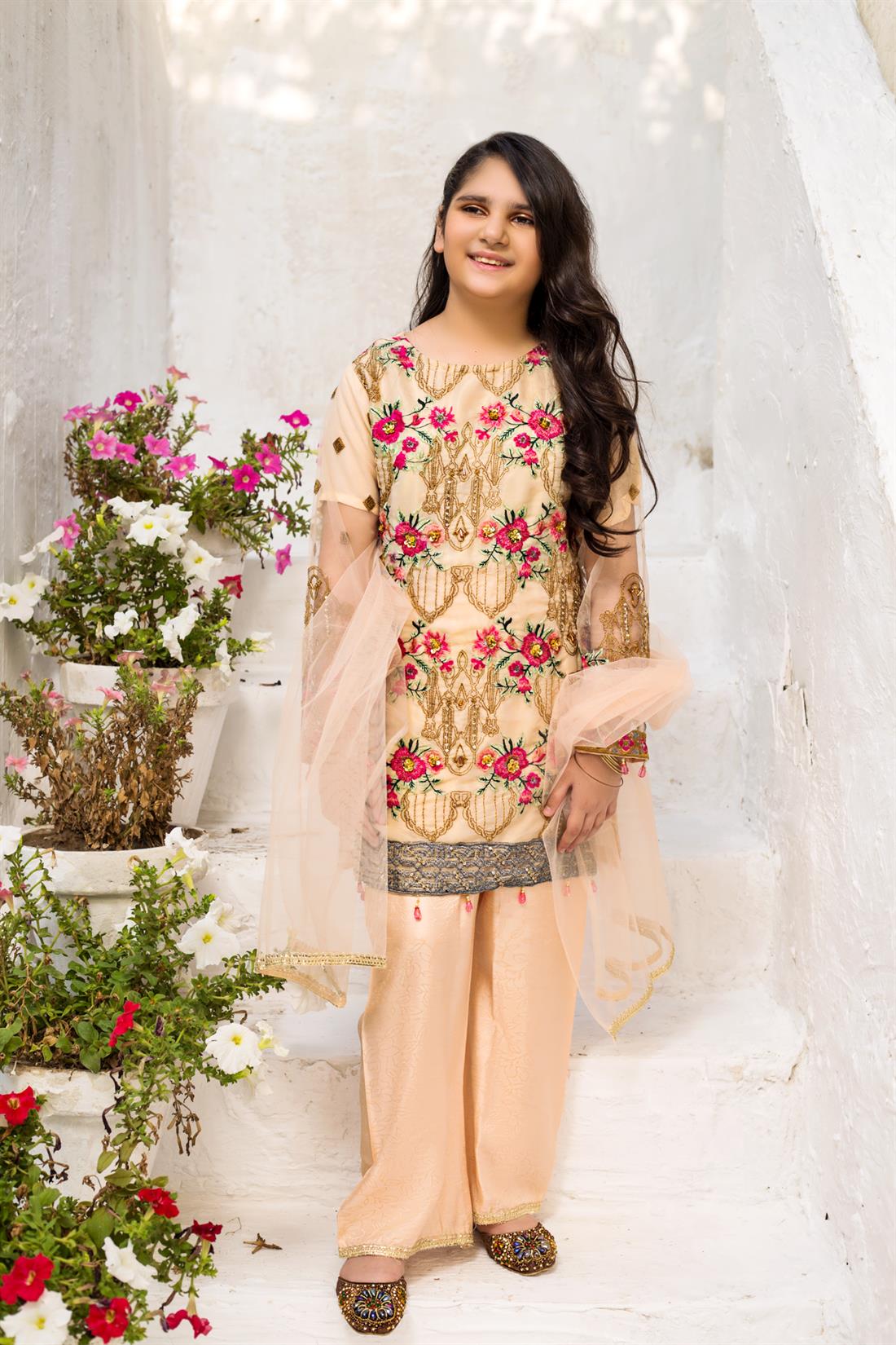 Sequinned Organza Girlswear