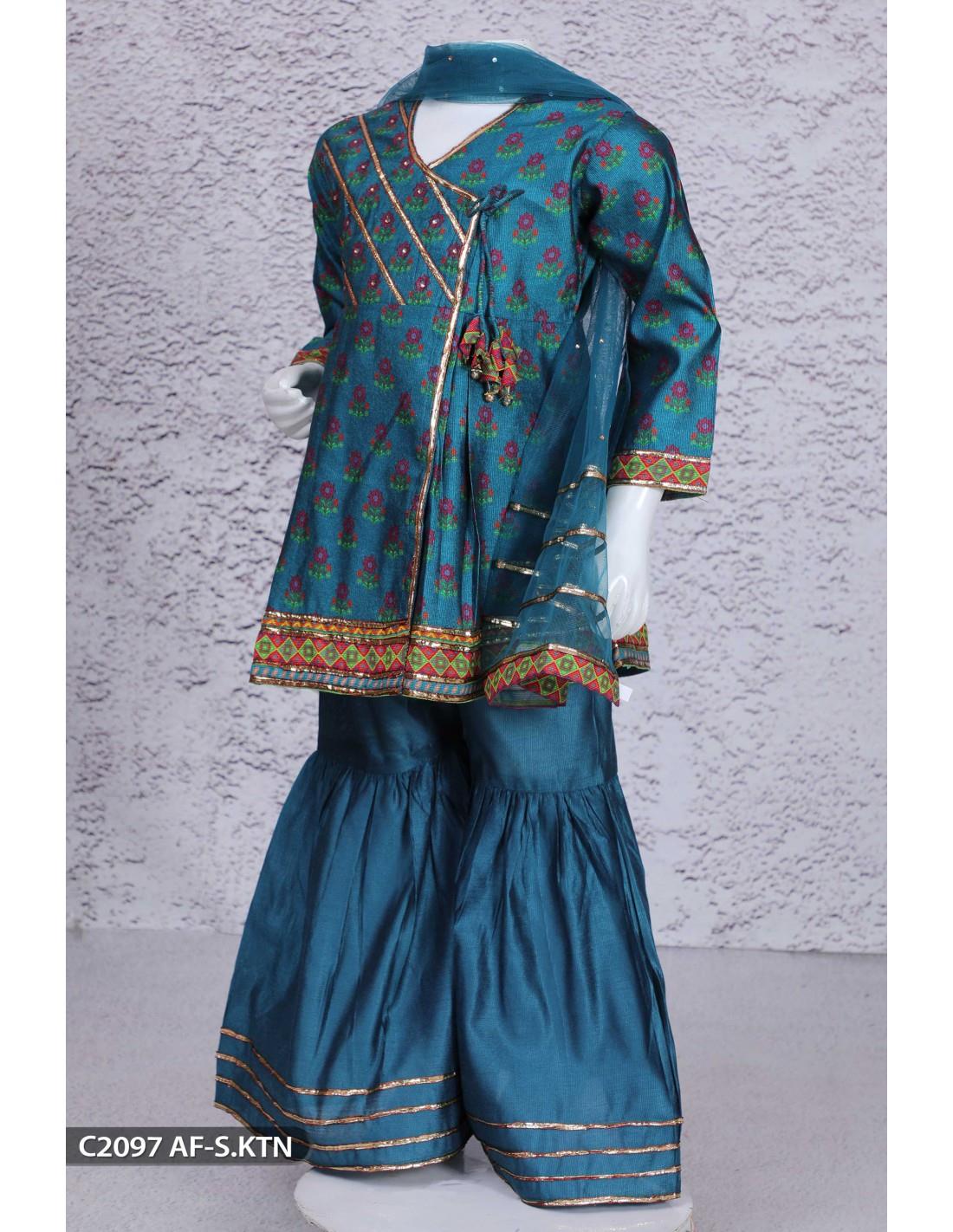 Blue Beaded Frock Girlswear