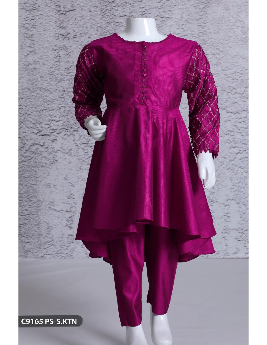 Pink Embroidered Girlswear