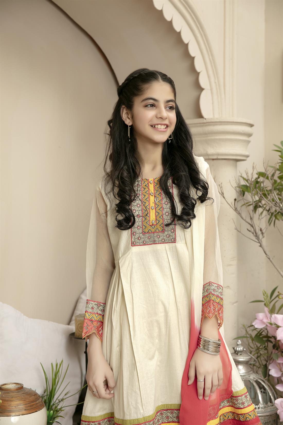 Ivory & Pink Girlswear