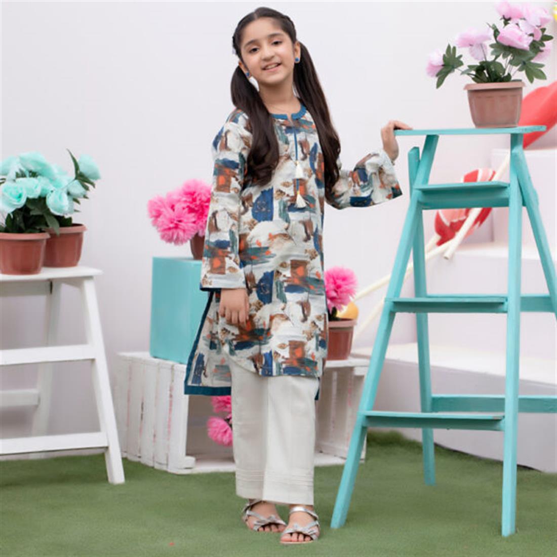 White & Blue Girlswear