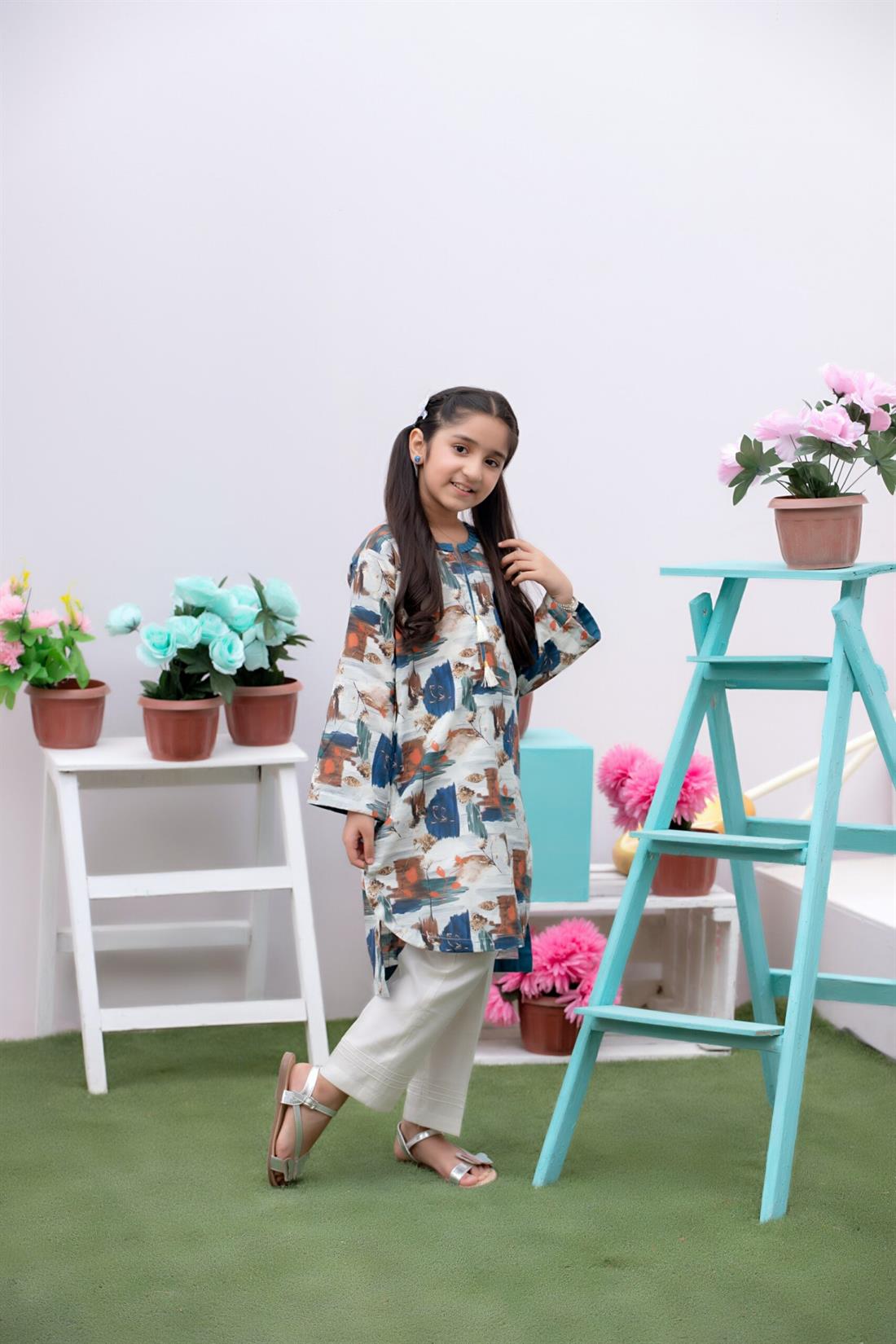 White & Blue Girlswear
