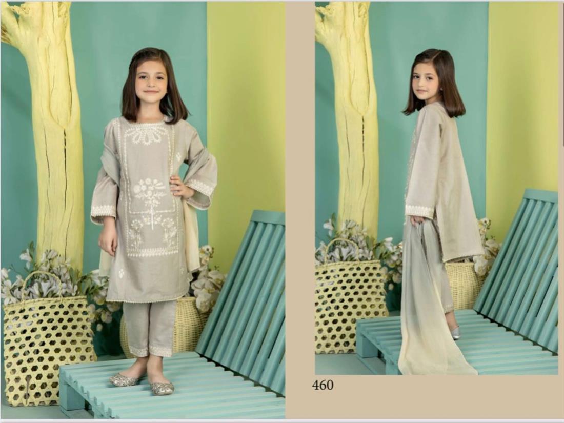 Grey & Cream Girlswear