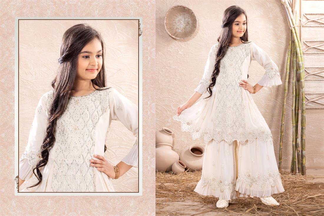 Cream & Silver Girlswear