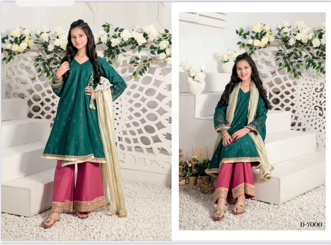 Green & Pink Girlswear