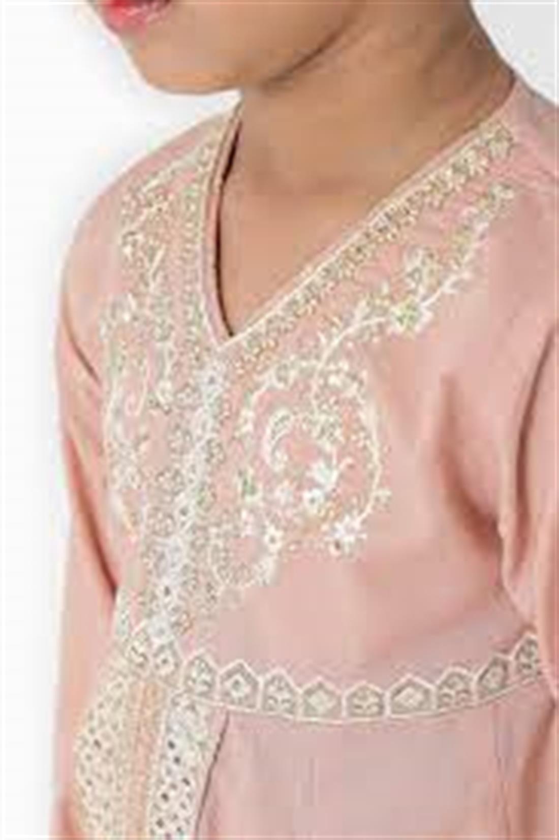 Baby Pink Embroidered Girlswear
