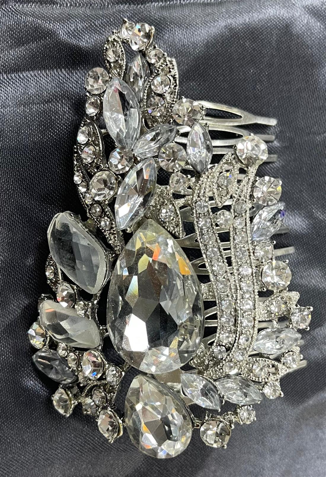 Silver Hair Comb