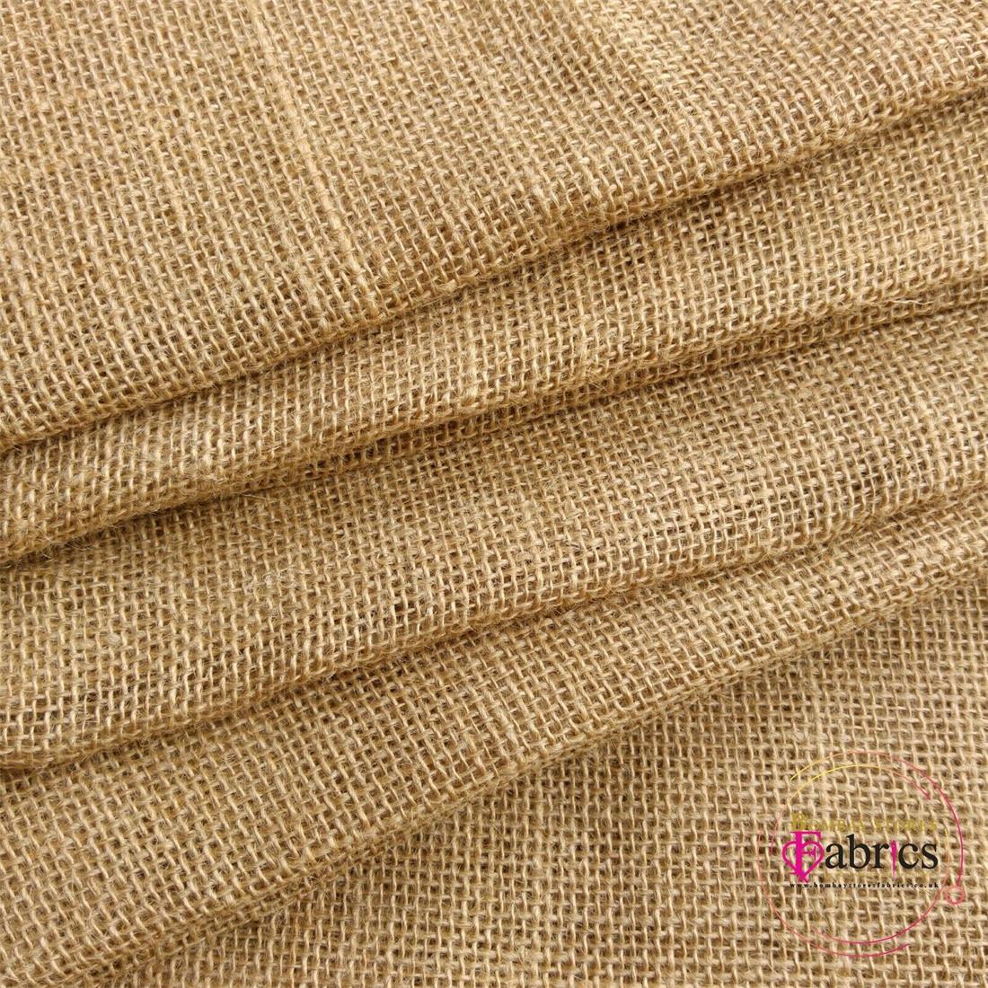 Natural Hessian Fabric - Jute.
