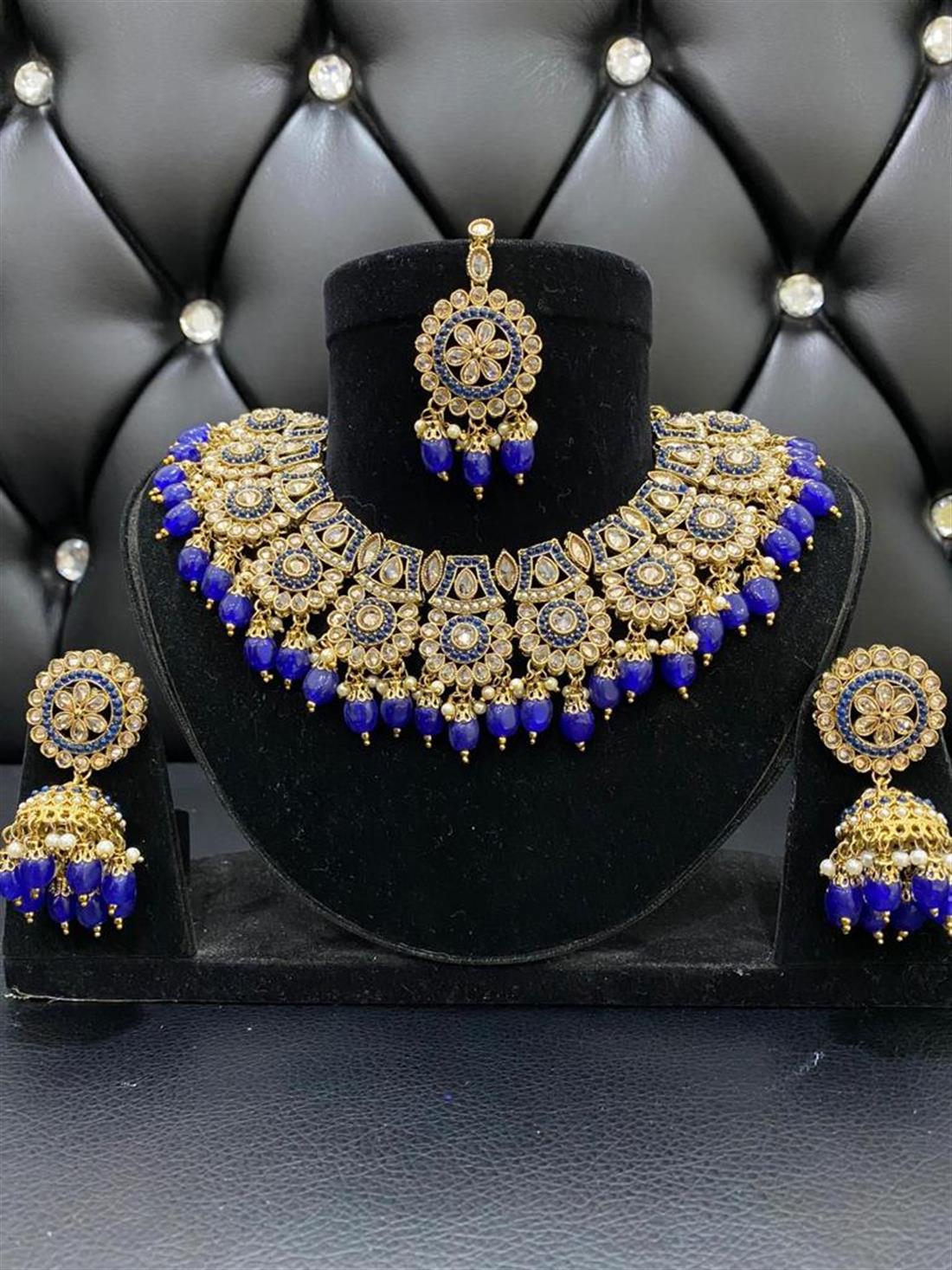 Royal Blue Necklace Sets