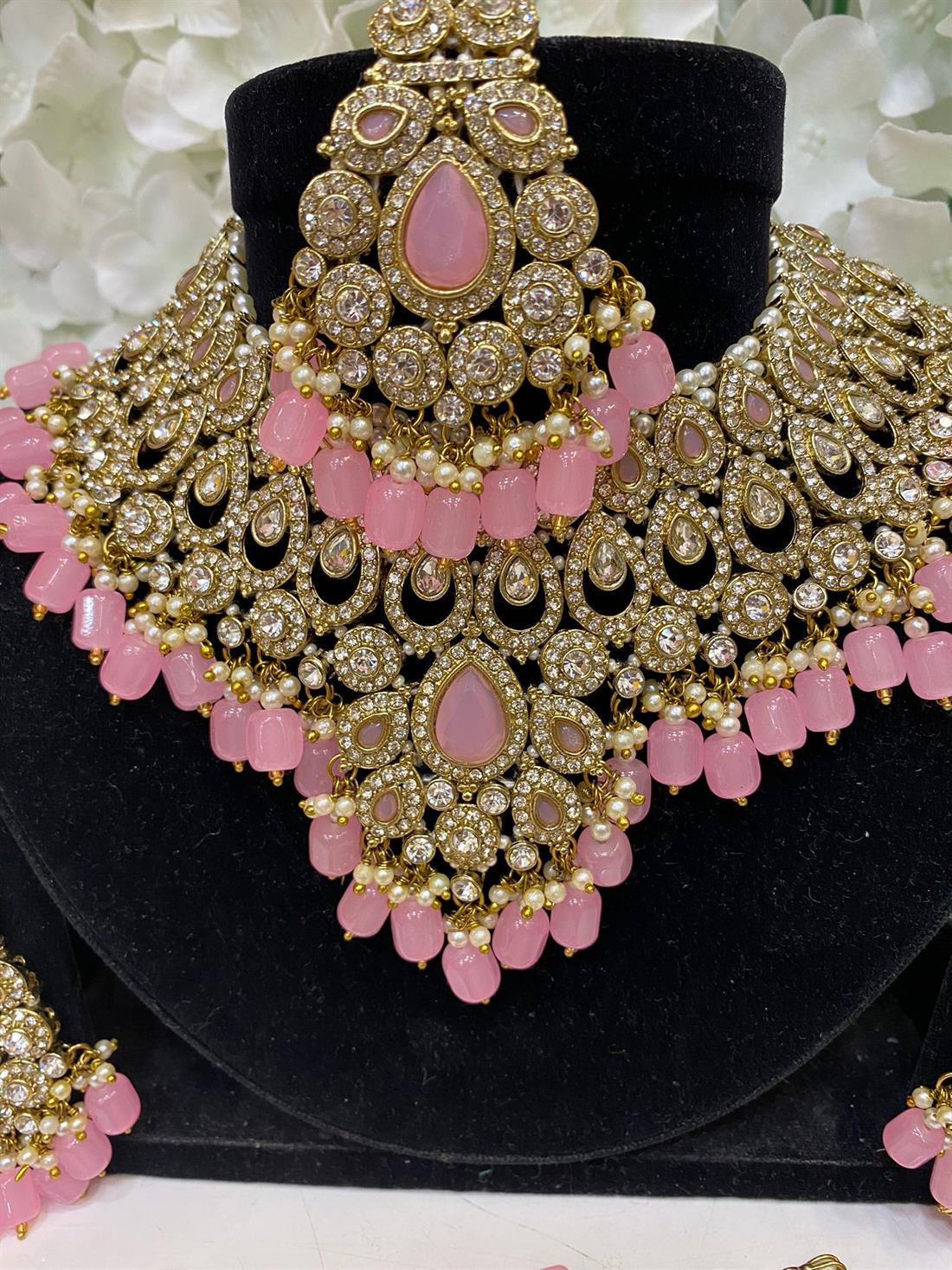 Baby Pink Necklace Sets