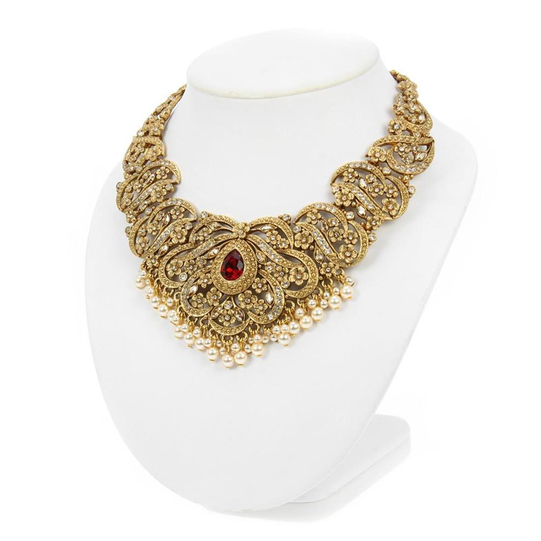 Red and Gold Ramisa Necklace
