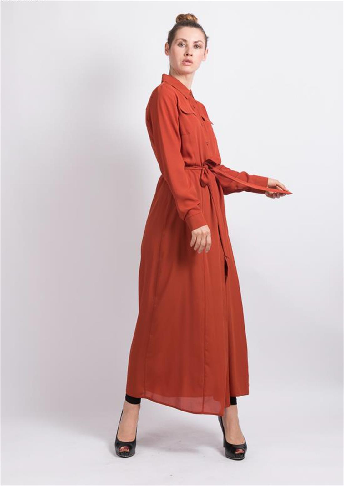 Rust Ladies Abaya