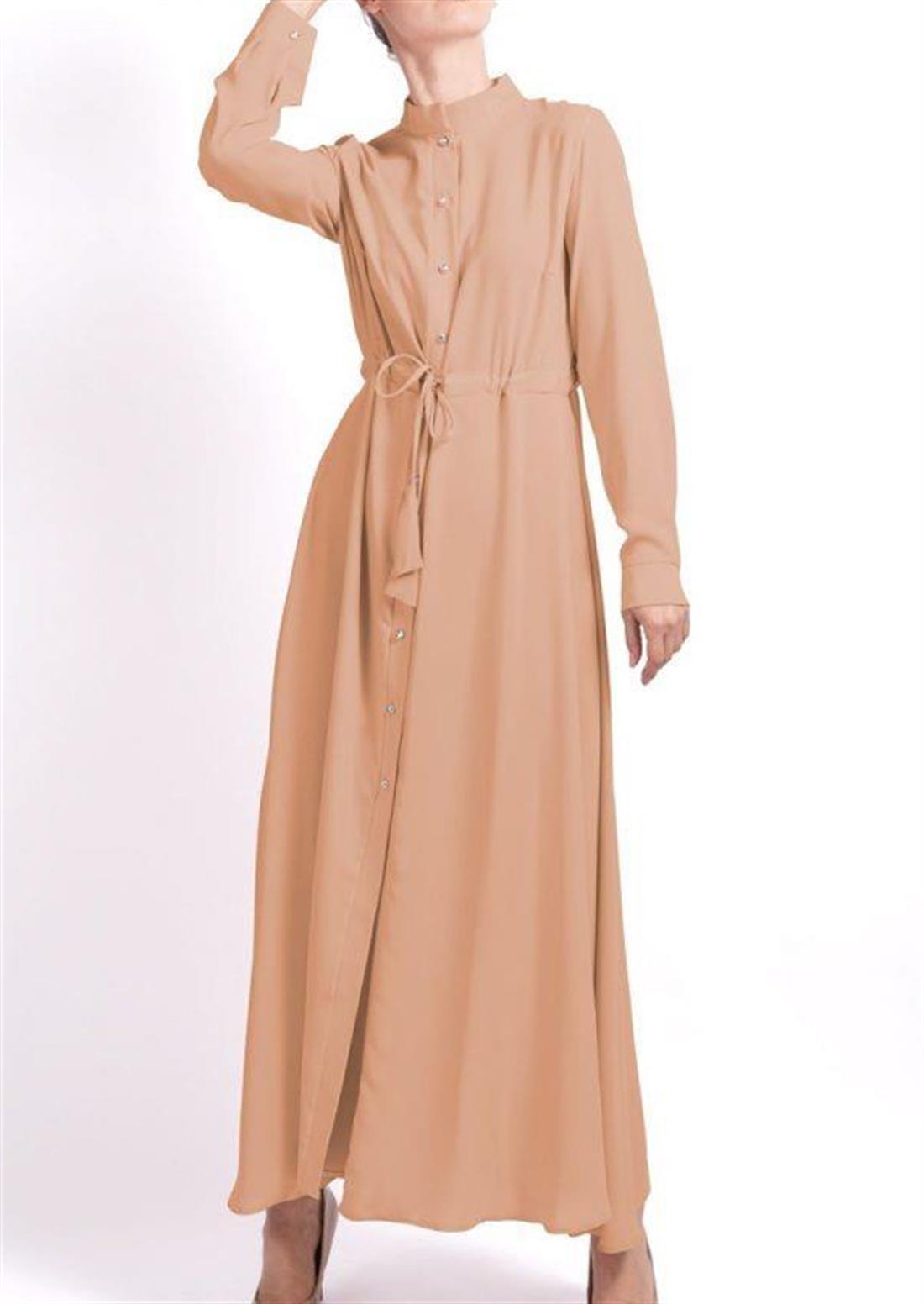 Peach Ladies Abaya