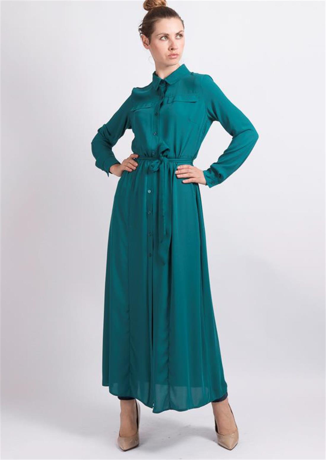 Green Ladies Abaya