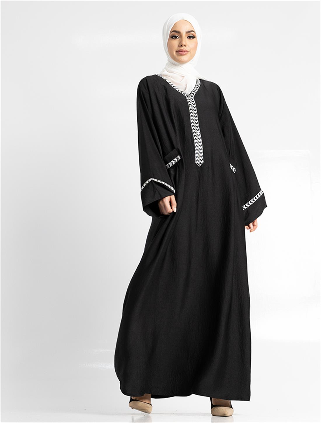 Black Satin Modestwear
