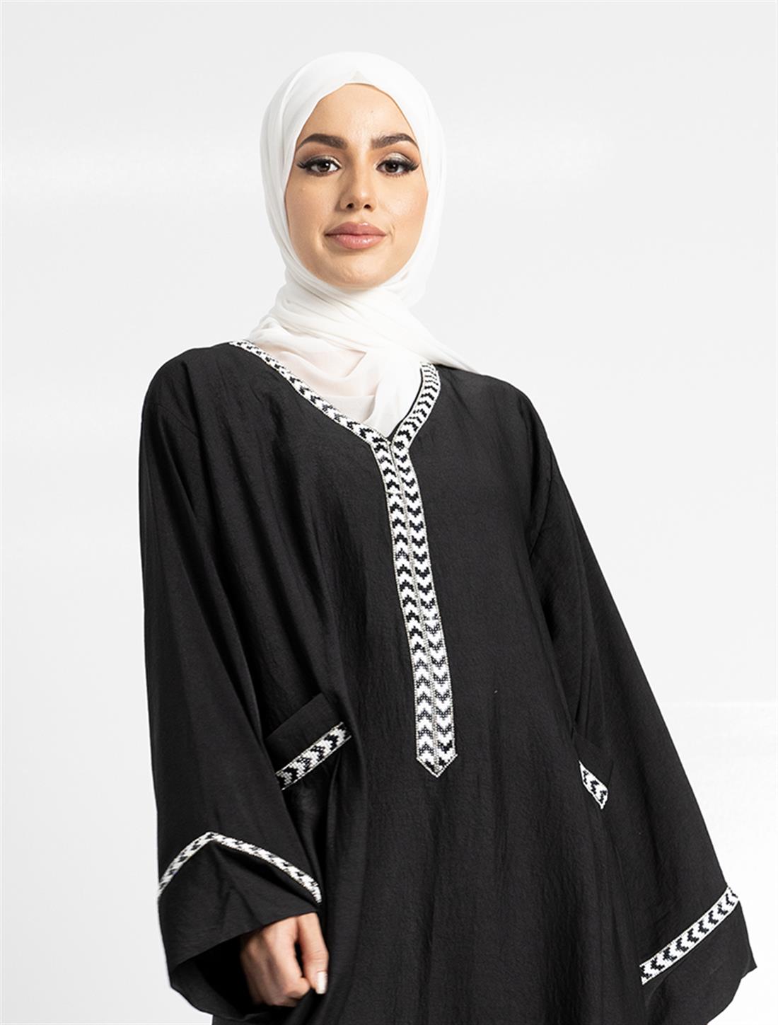 Black Satin Modestwear
