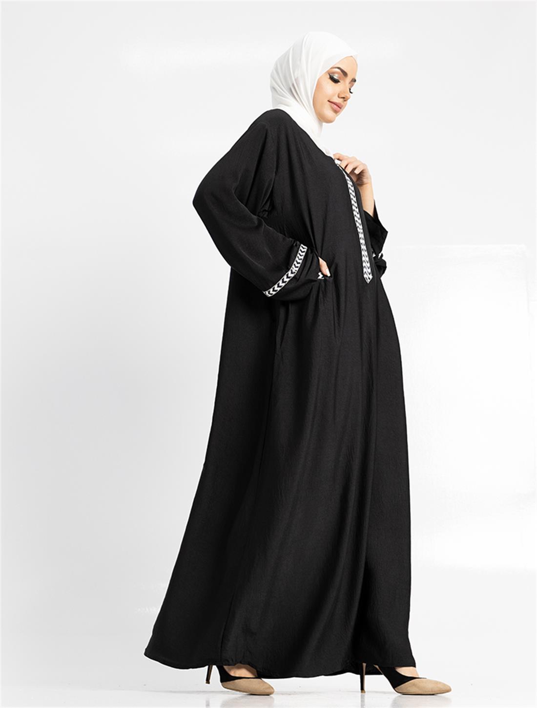 Black Satin Modestwear