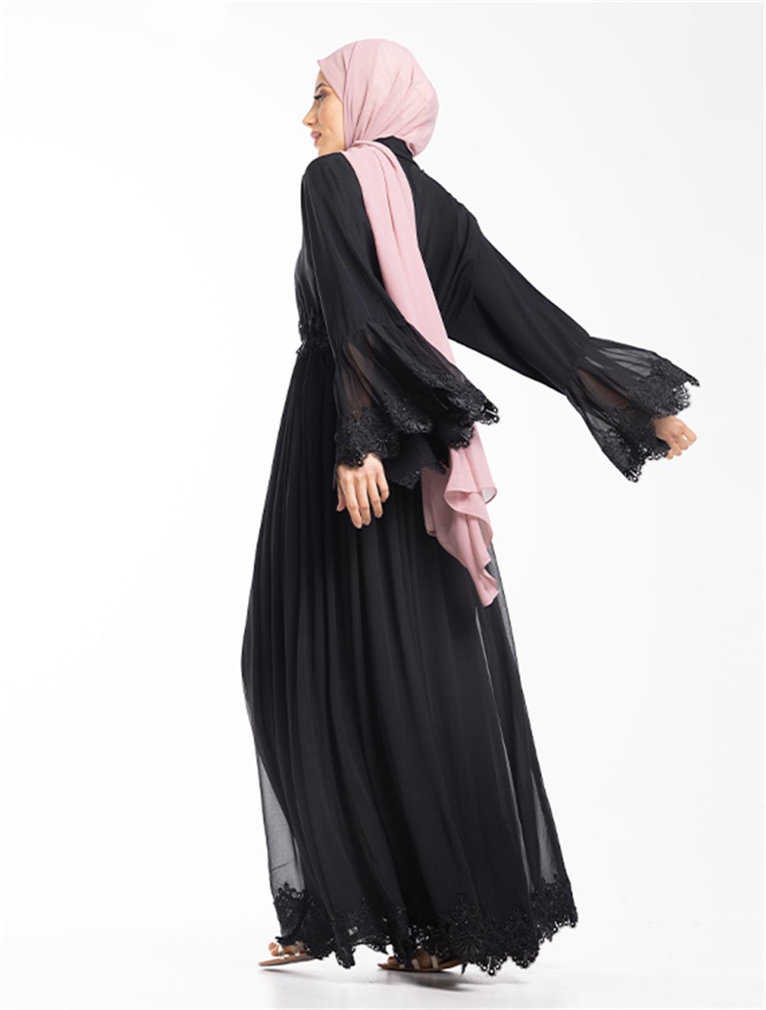 Black Chiffon Modestwear