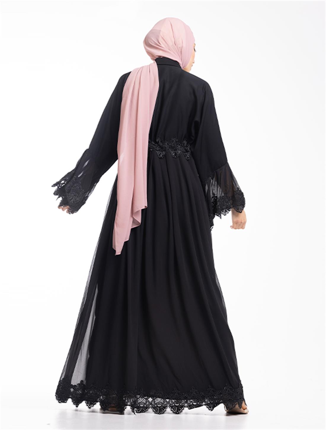 Black Chiffon Modestwear