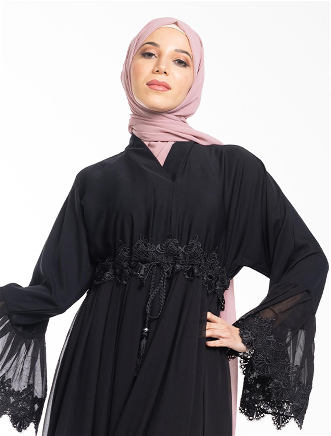 Black Chiffon Modestwear