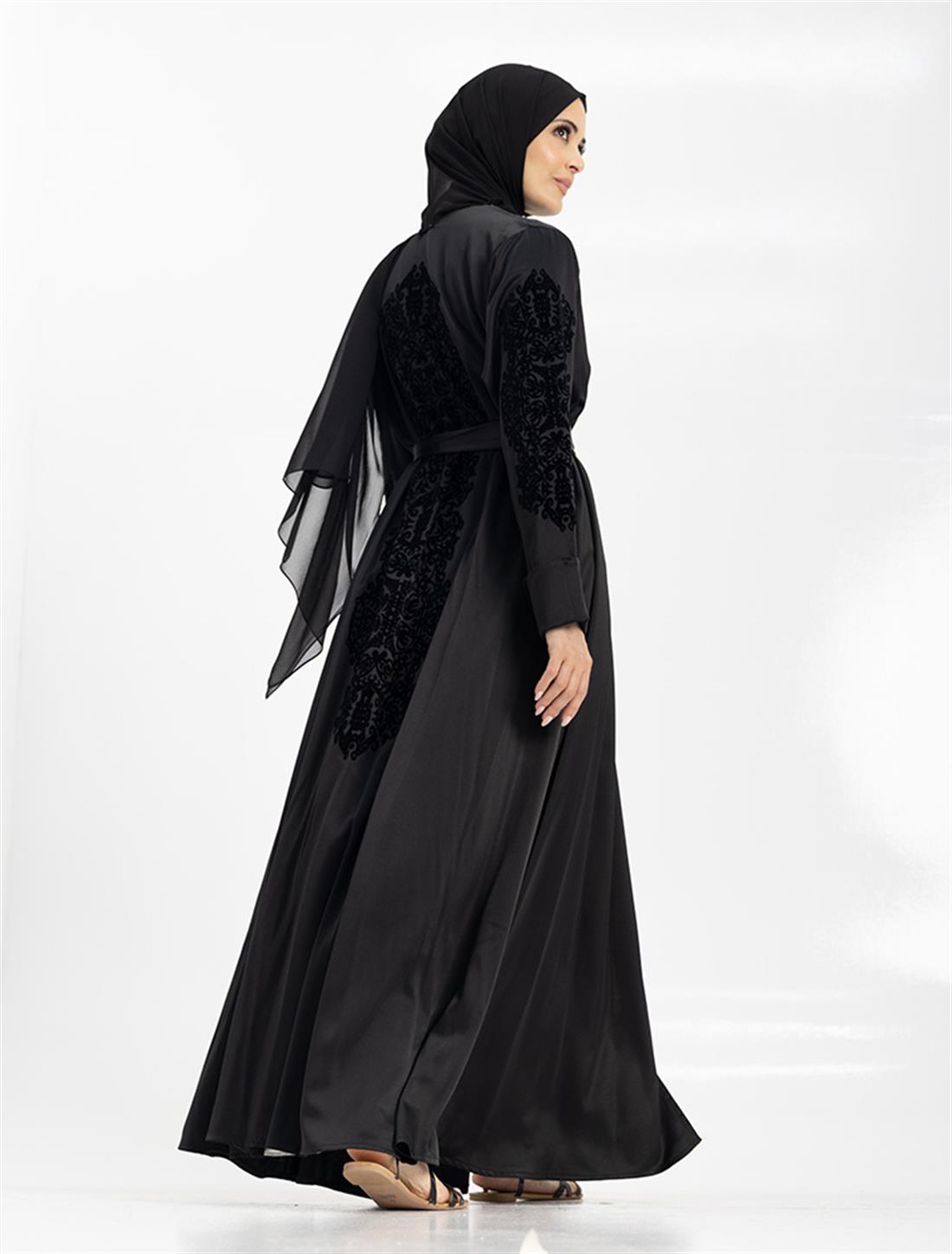 Black Satin Modestwear