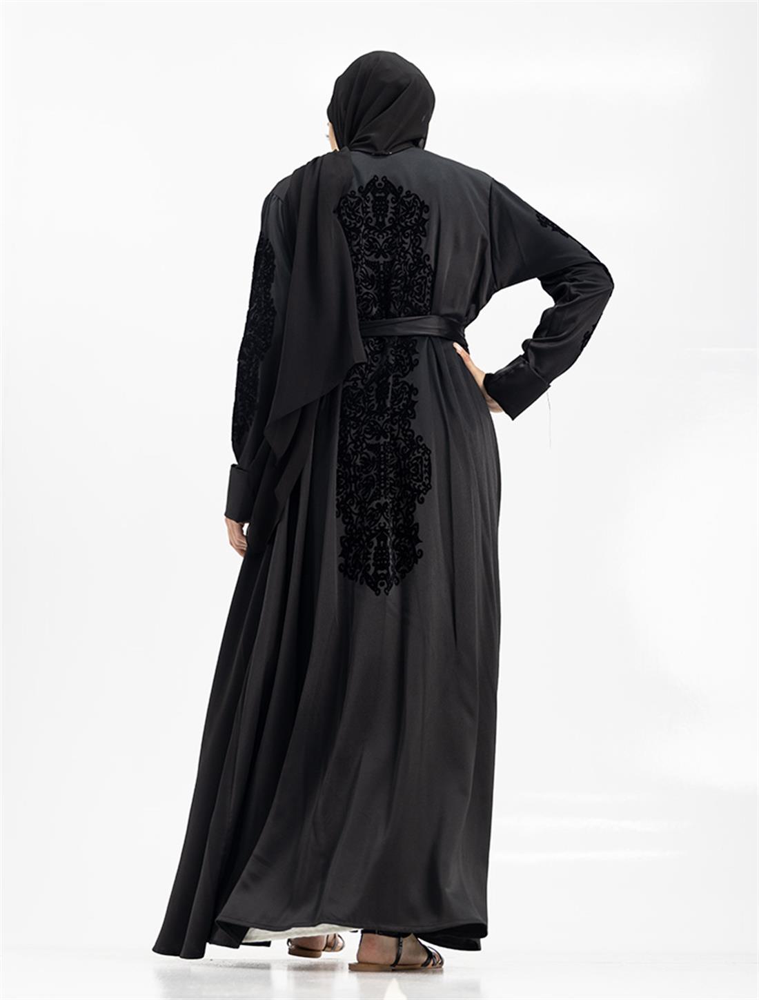 Black Satin Modestwear