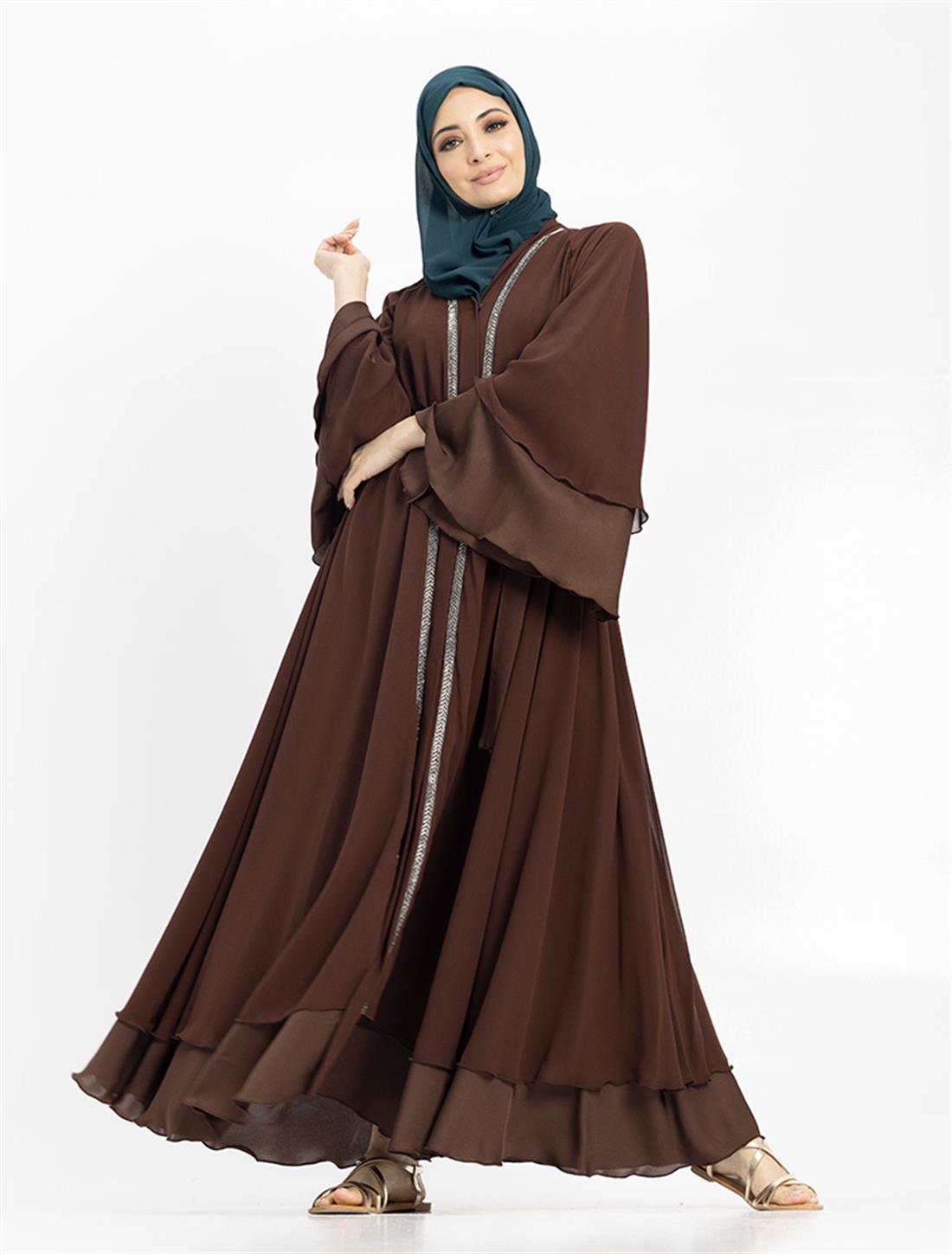 Brown Chiffon Modestwear