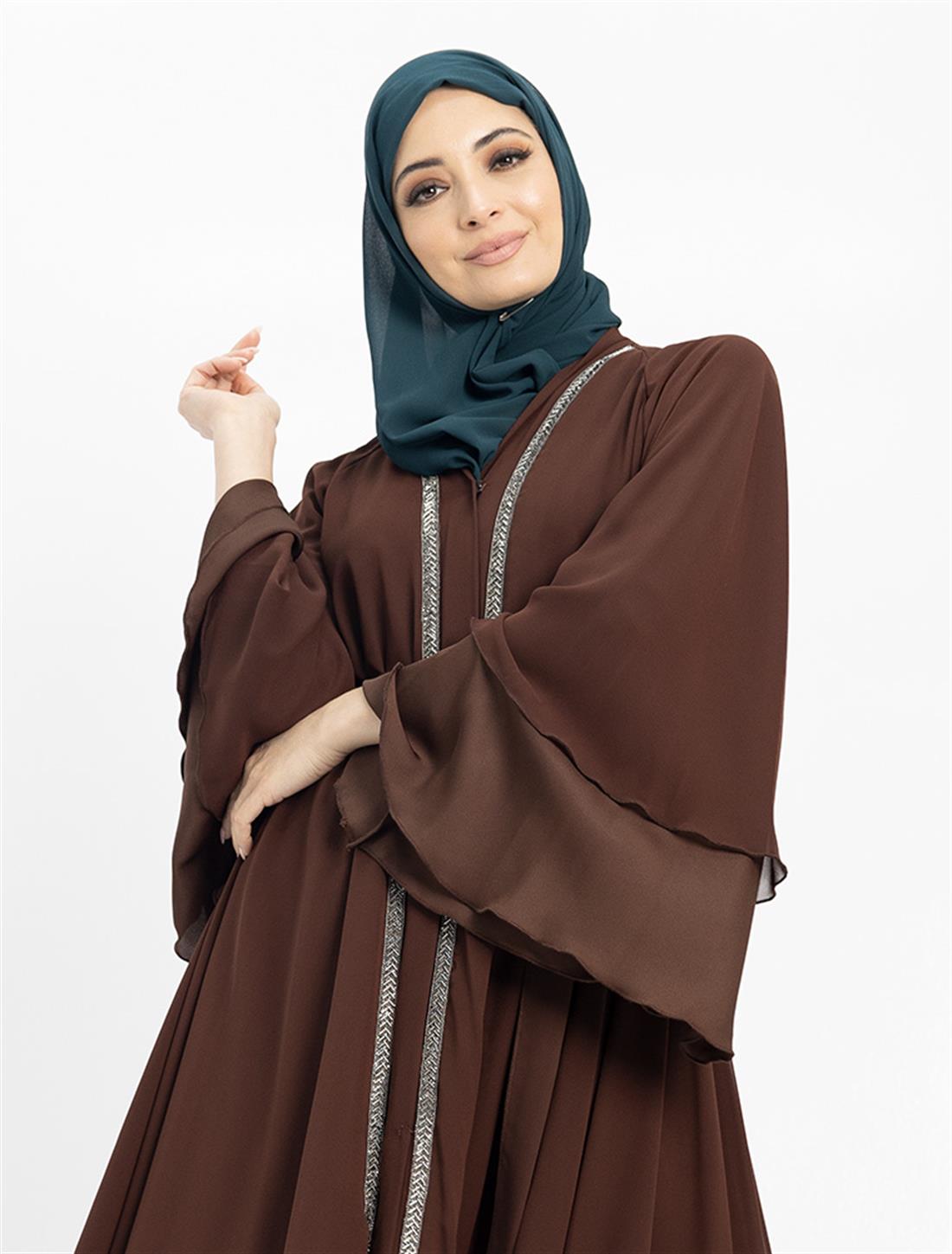 Brown Chiffon Modestwear