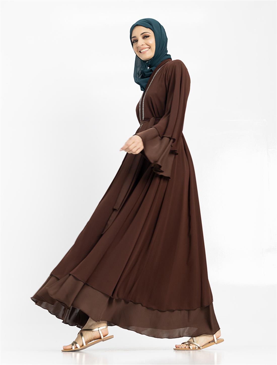 Brown Chiffon Modestwear