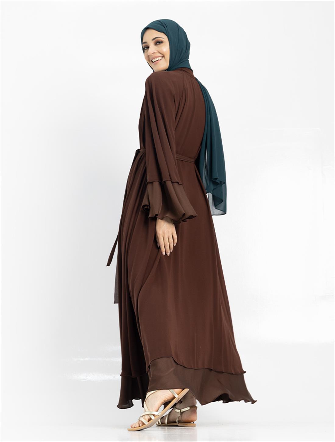 Brown Chiffon Modestwear