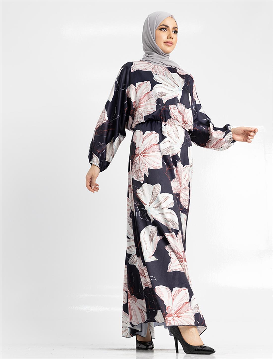 Dark Brown Maxi Featuring a Sunray Pleated Skirt