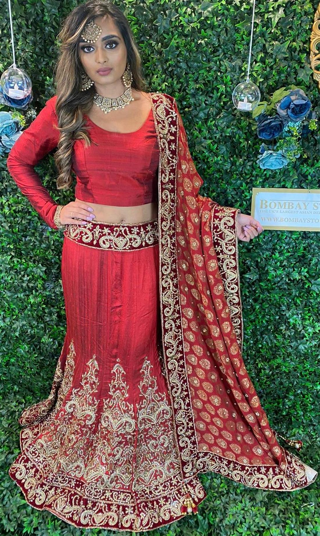 Maroon Bridal Partywear