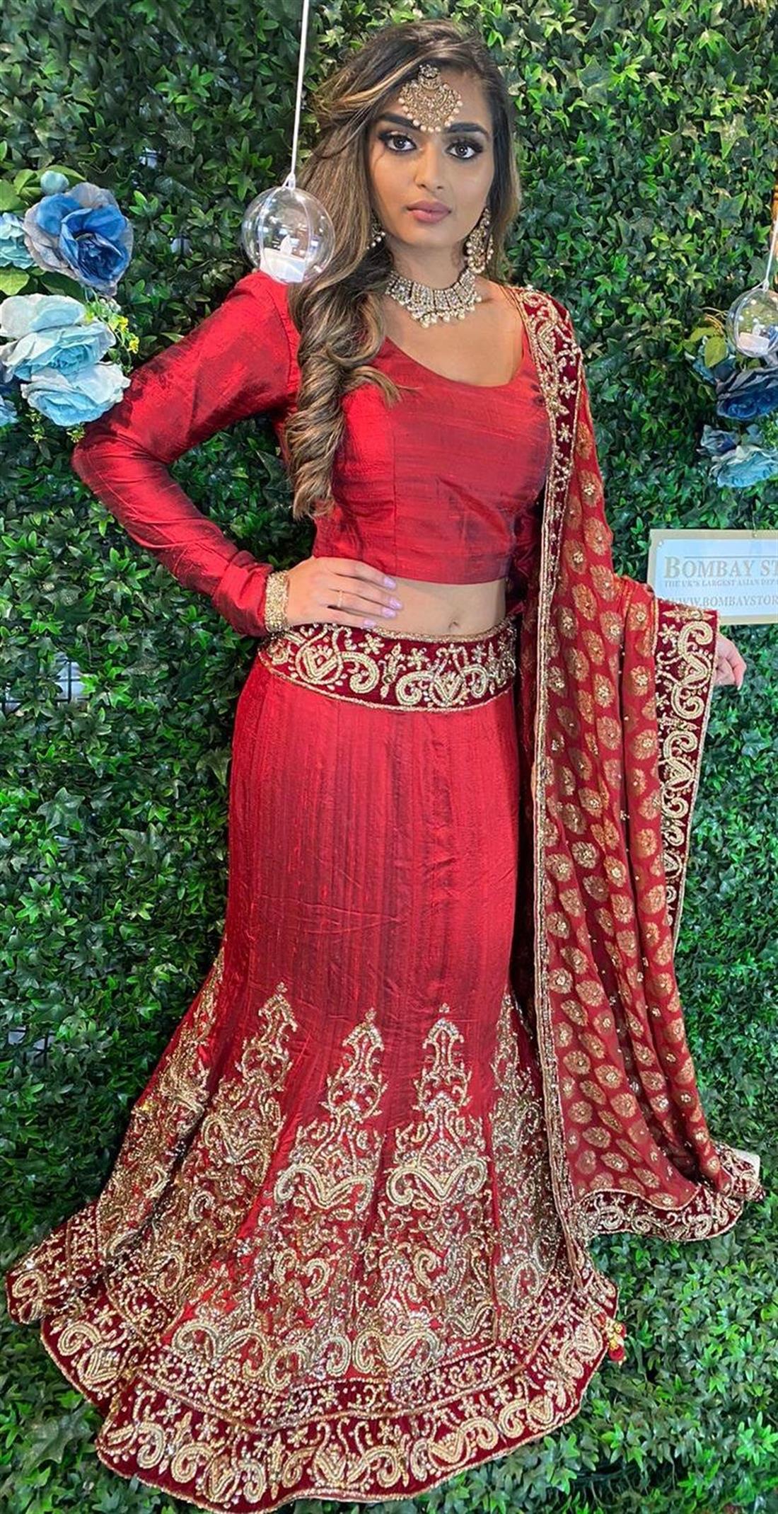 Maroon Bridal Partywear