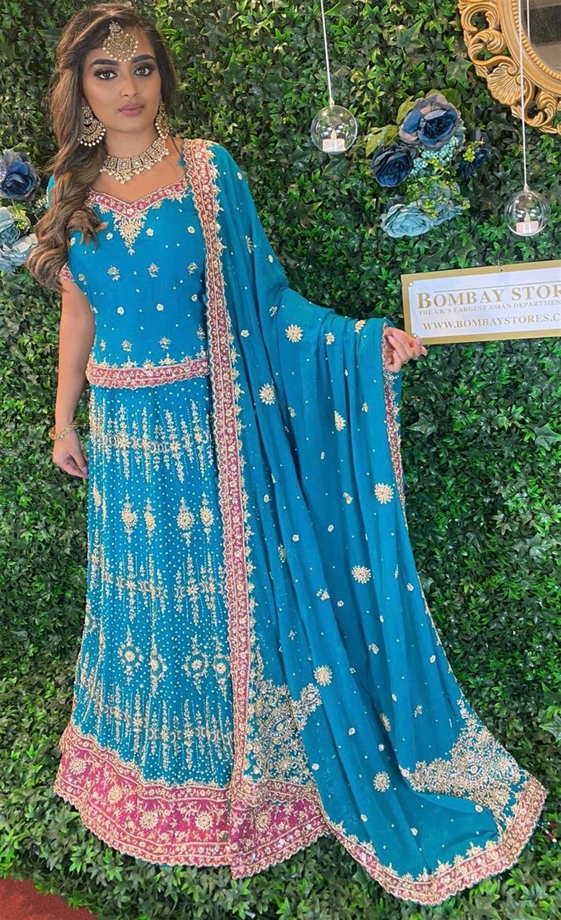 Royal Blue Bridal Partywear
