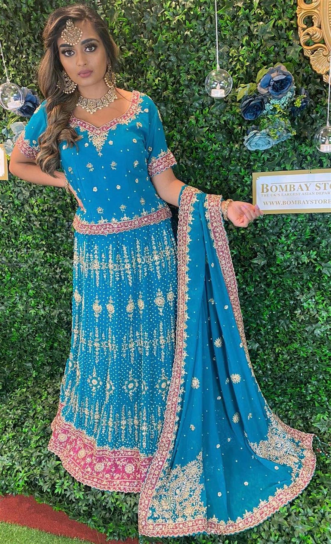 Royal Blue Bridal Partywear