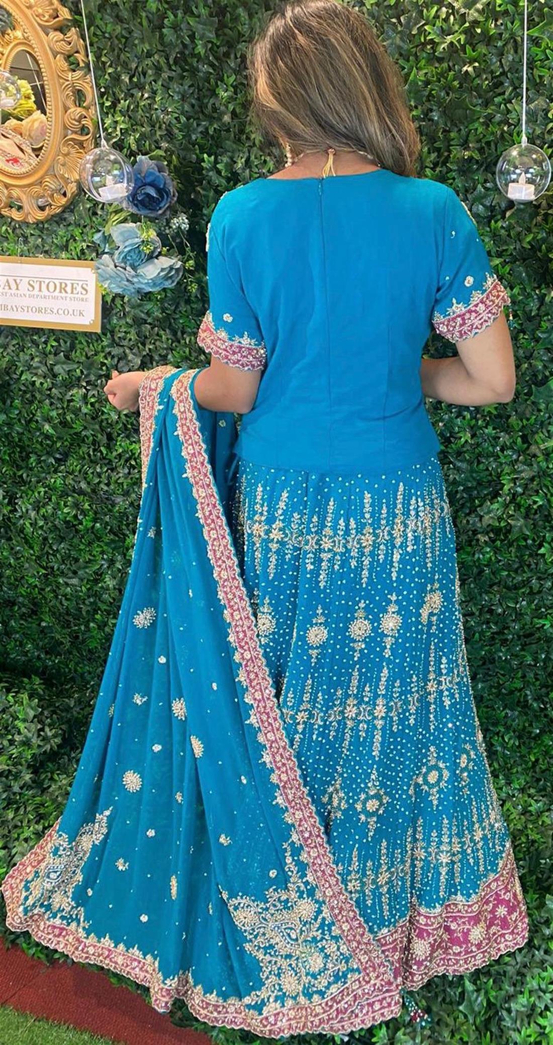 Royal Blue Bridal Partywear
