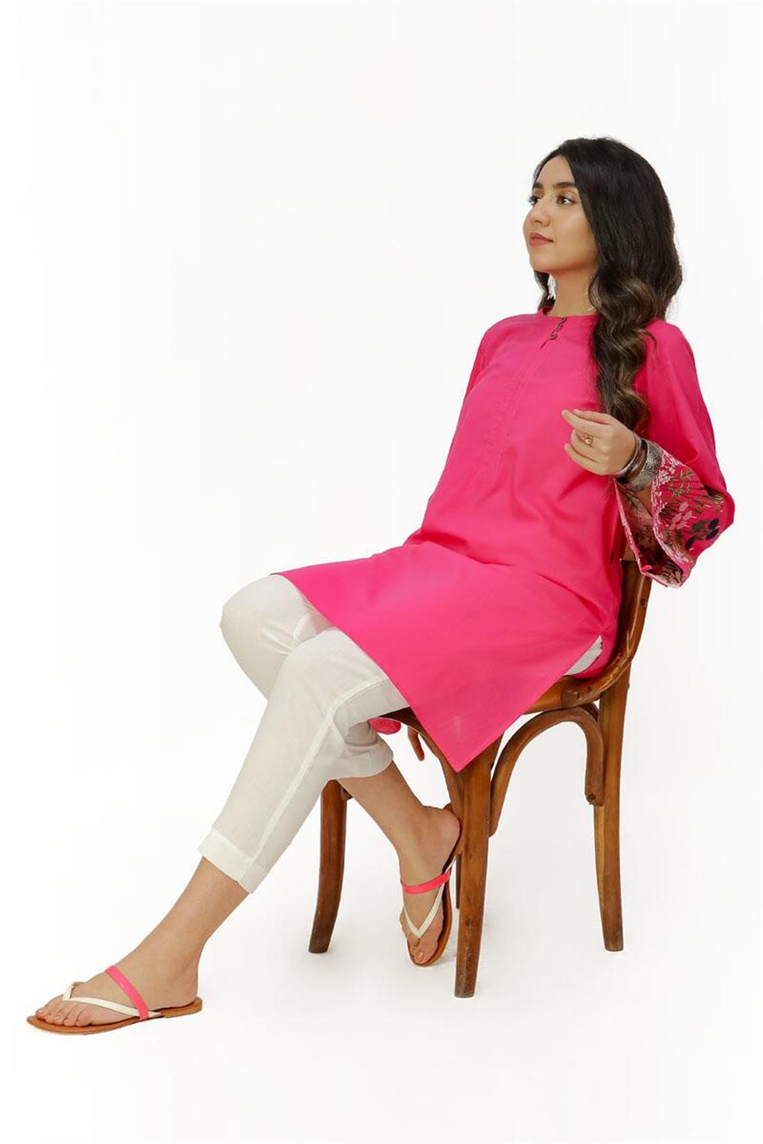 Shock Pink EGO Kurta