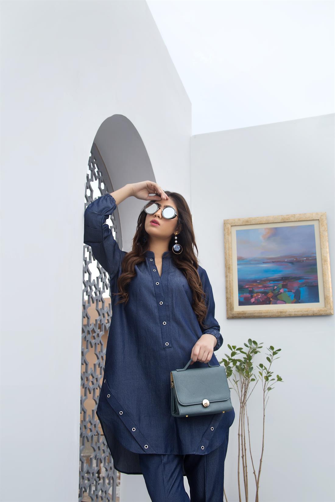Navy Blue Zoya Collections