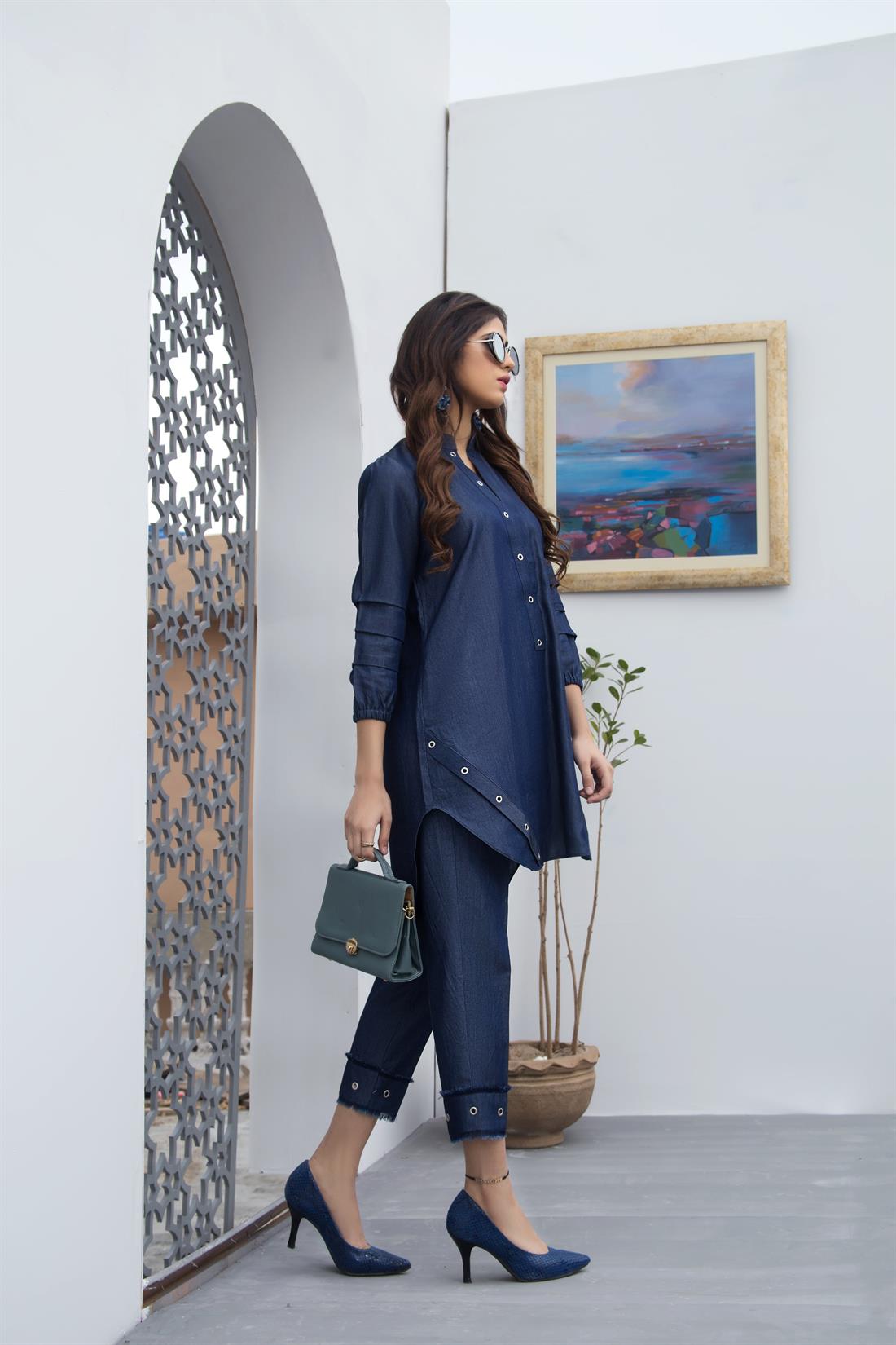 Navy Blue Zoya Collections