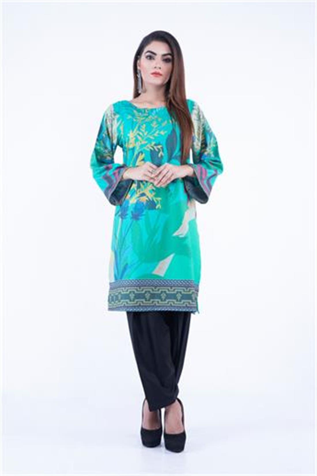 WINTER COLLECTION: Digital printed soft khaddar kurta.