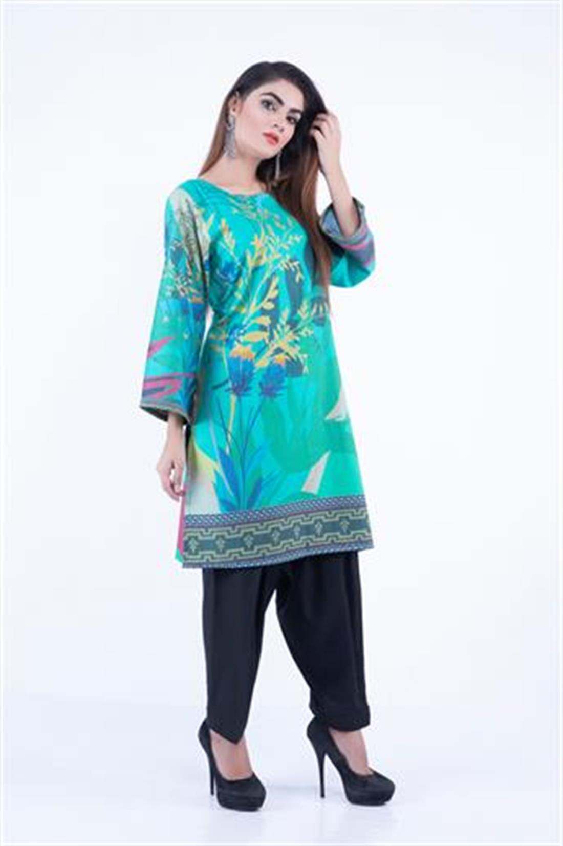 WINTER COLLECTION: Digital printed soft khaddar kurta.